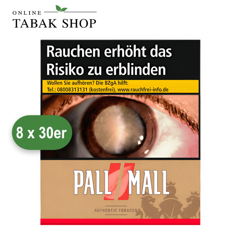 Pall Mall Authentic Red Super (8 x 30er)