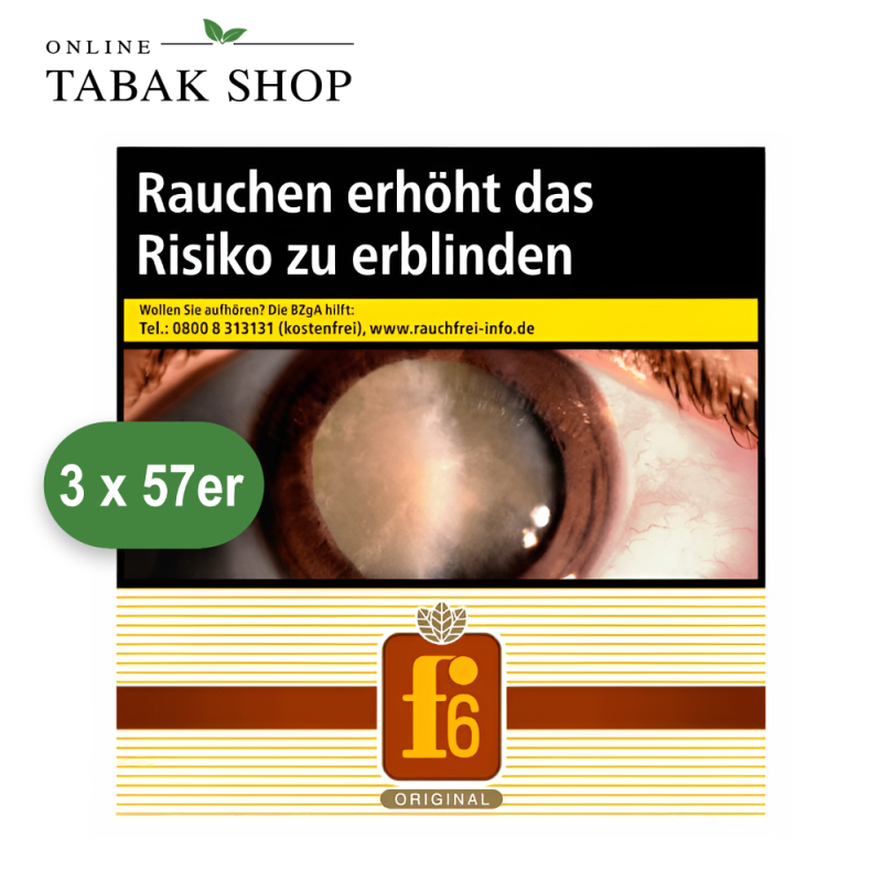 f6 Original Zigaretten 7XL (3 x 57er)