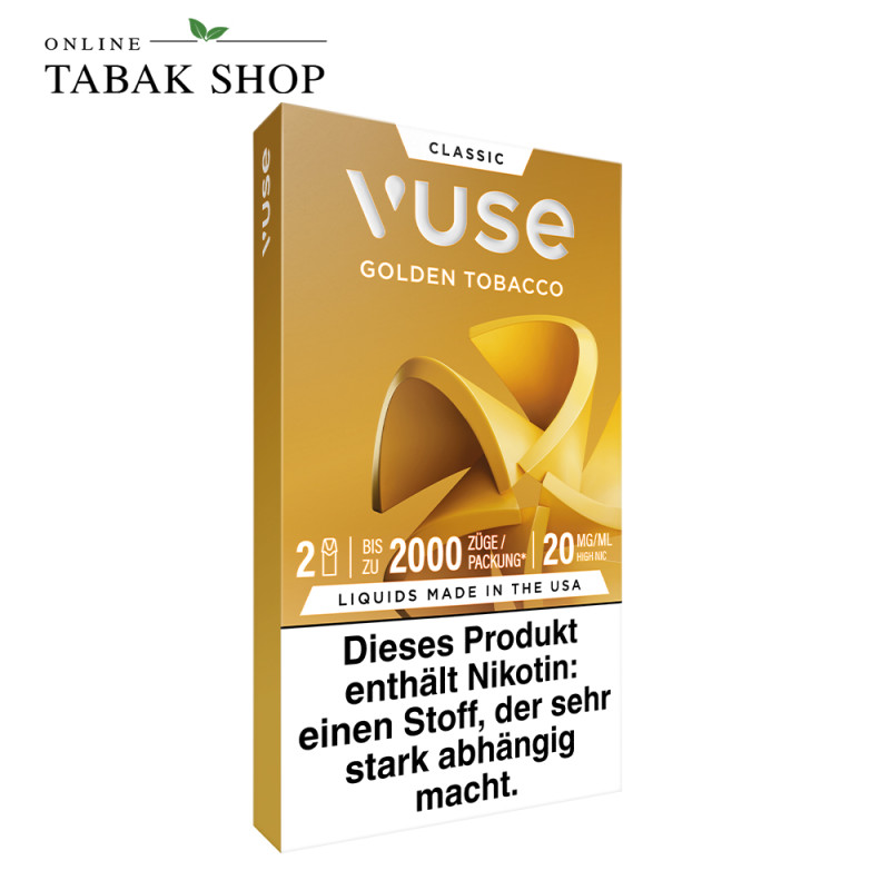 Vuse Pod Core golden tobacco