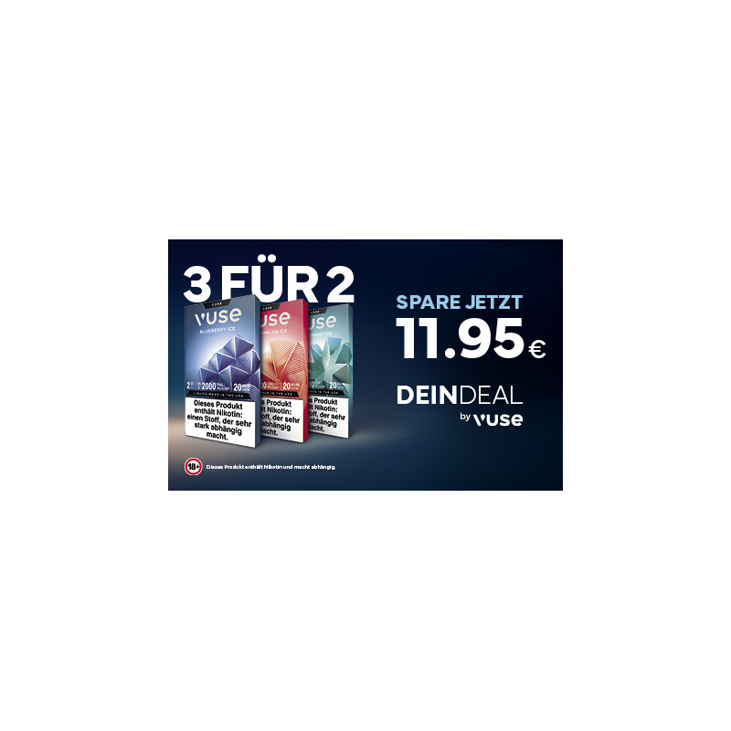 Vuse Pod Core DEIN DEAL 3 fuer 2