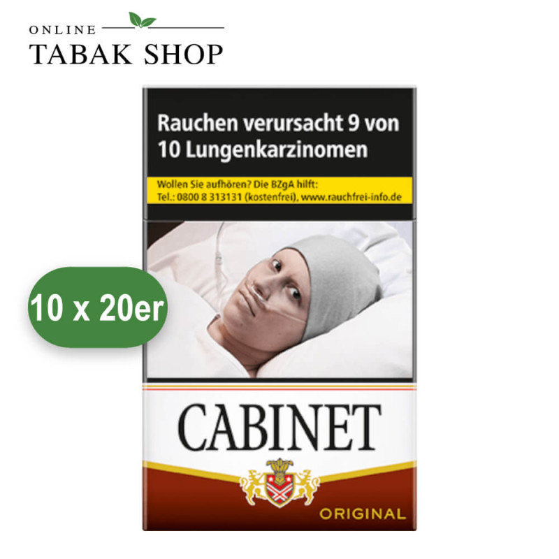 CABINET Original OP by Player's Zigaretten (10 x 20er)