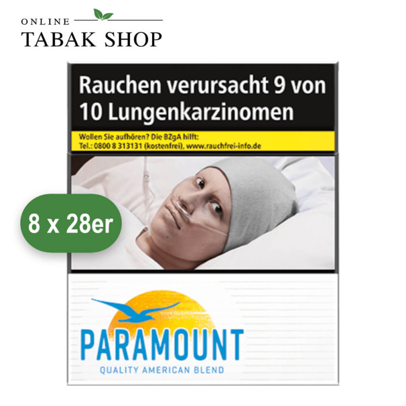 PARAMOUNT Zigaretten Blau 2XL (8 x 28er)