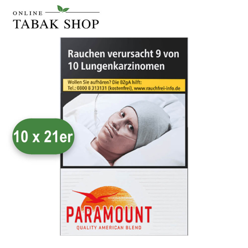 PARAMOUNT Zigaretten Rot OP (10 x 21er)