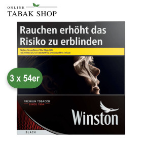 Winston Black Zigaretten BP 6XL (3 x 54er)