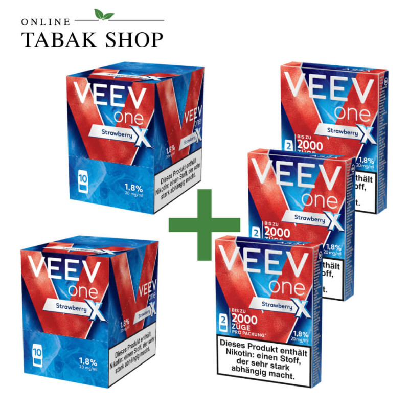 VEEV ONE Pods X Sommer Angebot 10 + 3 Strawberry