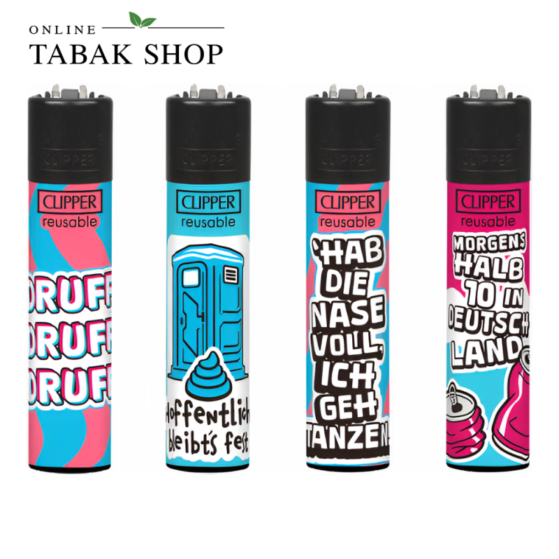 Clipper Classic Festival – Feuerzeuge Motivset (4er-Set)