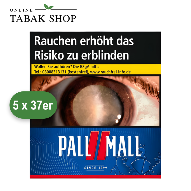 Pall Mall Red Zigaretten King (5 x 37er)