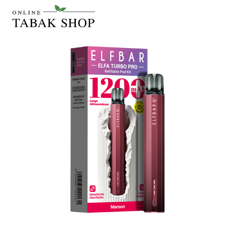 Elf Bar ELFA Turbo PRO - Maroon
