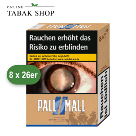 Pall Mall Authentic Blue Zigaretten Giga (8 x 26er)