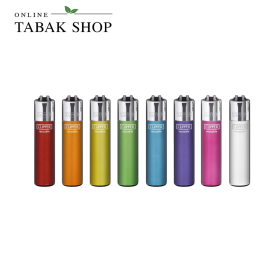 Clipper Standard Crystal Rainbow – Feuerzeuge im 8er-Set