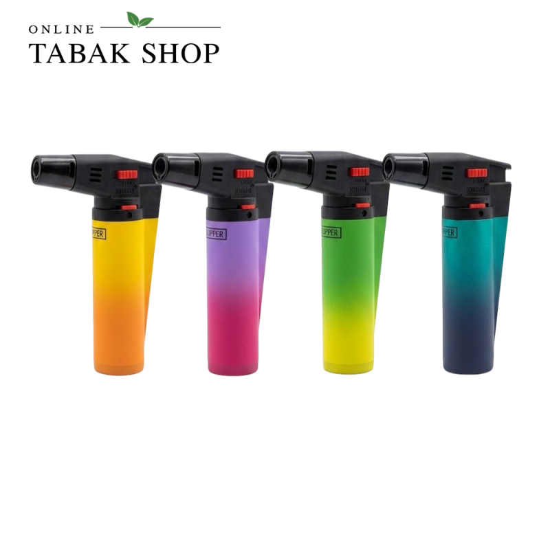 Clipper Medium Torch Metallic Gradient Jet-Flame Feuerzeug