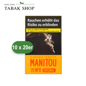 Manitou No.8 Gold Organic Blend Zigaretten (10 x 20er)