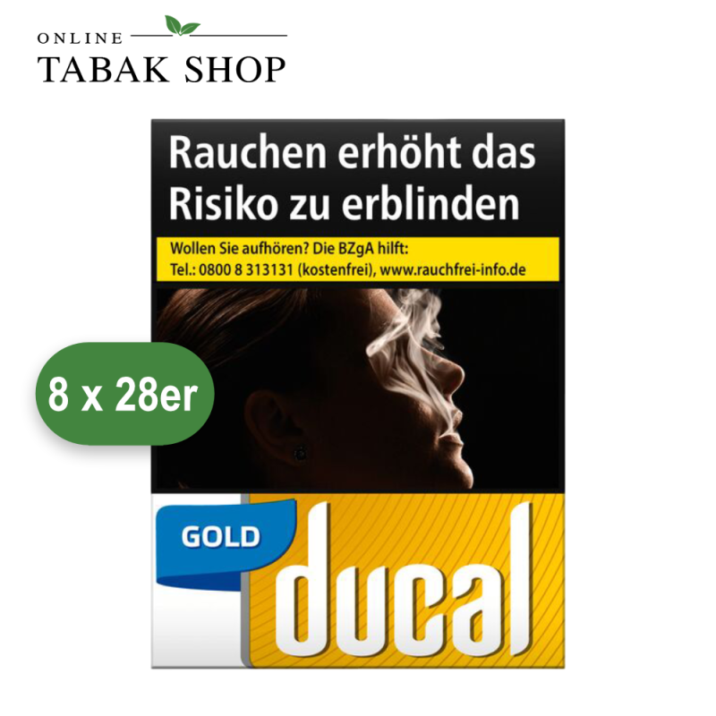 Ducal Gold Zigaretten XXL (8 x 28er)