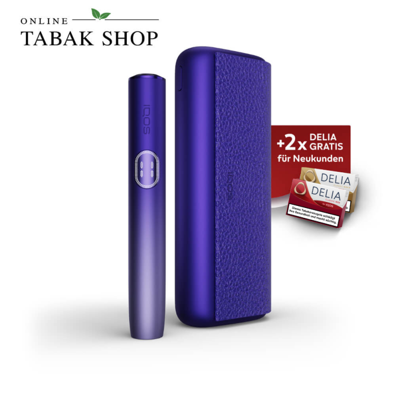 IQOS ILUMA i Prime Electric Purple + 40 DELIA Sticks nach Registrierung*