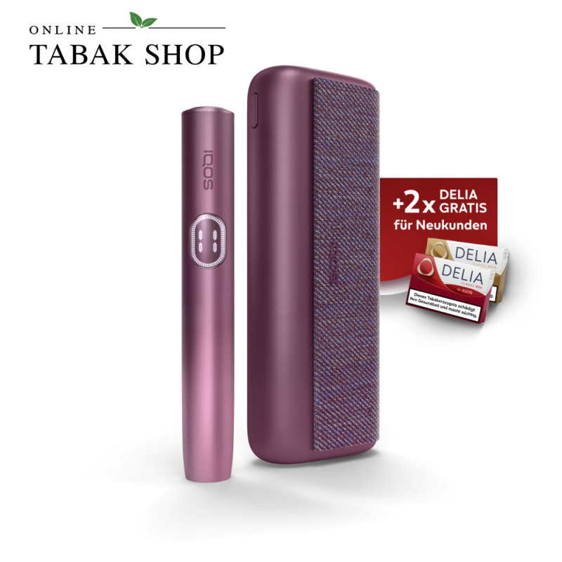 IQOS ILUMA i Prime Garnet Red + 40 DELIA Sticks nach Registrierung*