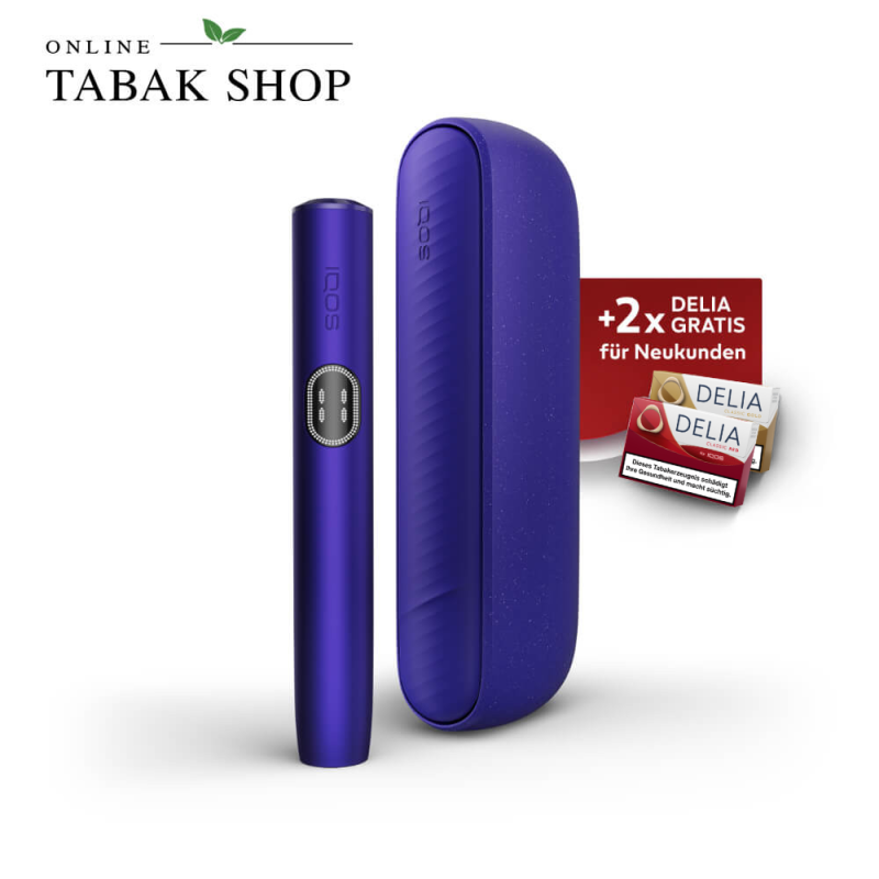 IQOS ILUMA i Electric Purple + 40 DELIA Sticks nach Registrierung*