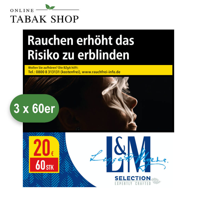 L&M Selection Blue 7XL (3 x 60er) Plain