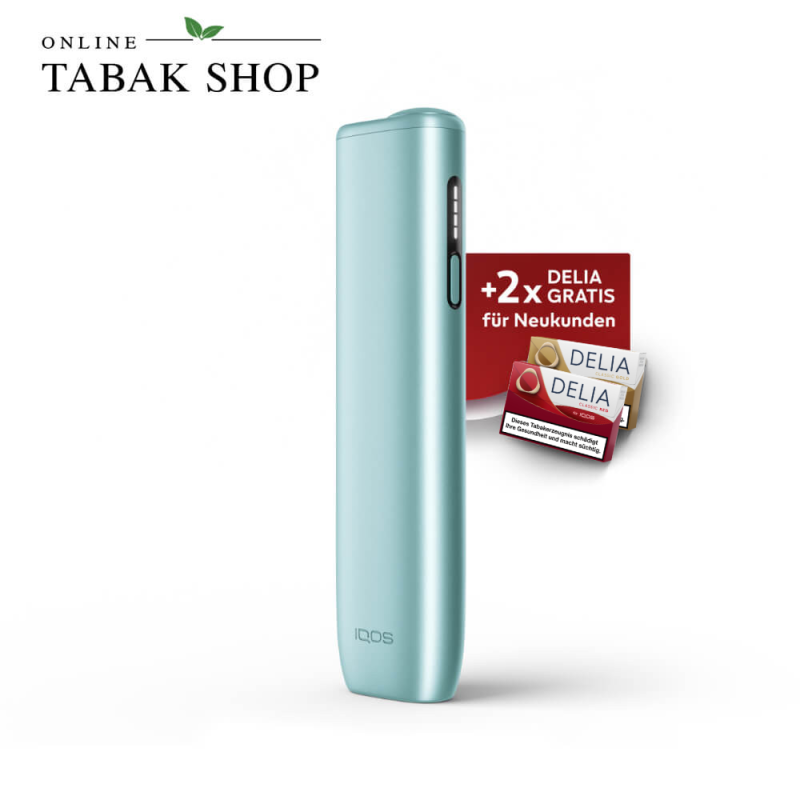 IQOS ILUMA i ONE Breeze Blue + 40 DELIA Sticks nach Registrierung*