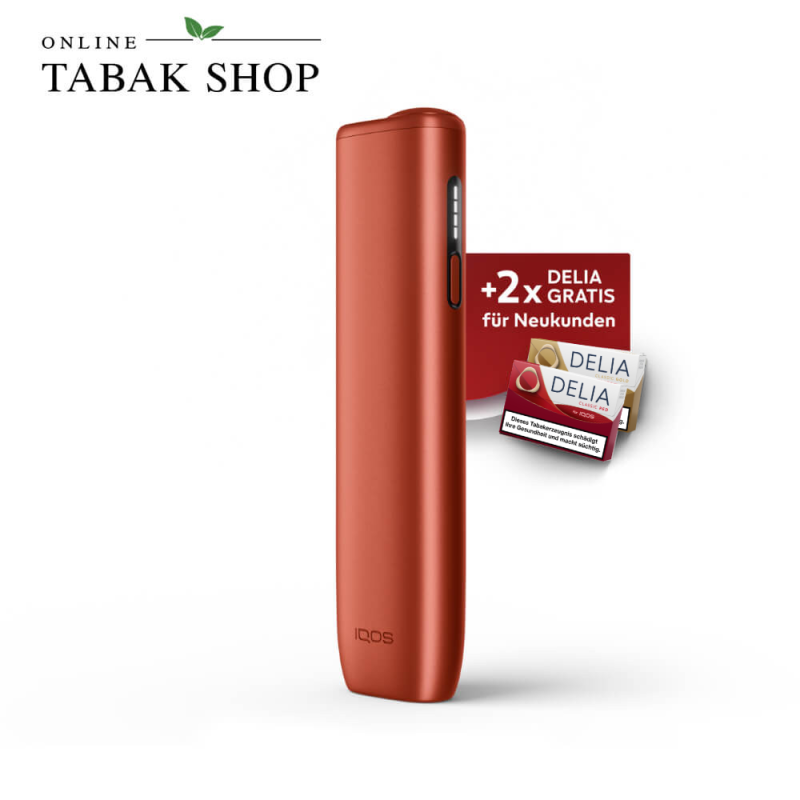 IQOS ILUMA i ONE Vivid Terracotta + 40 DELIA Sticks nach Registrierung*