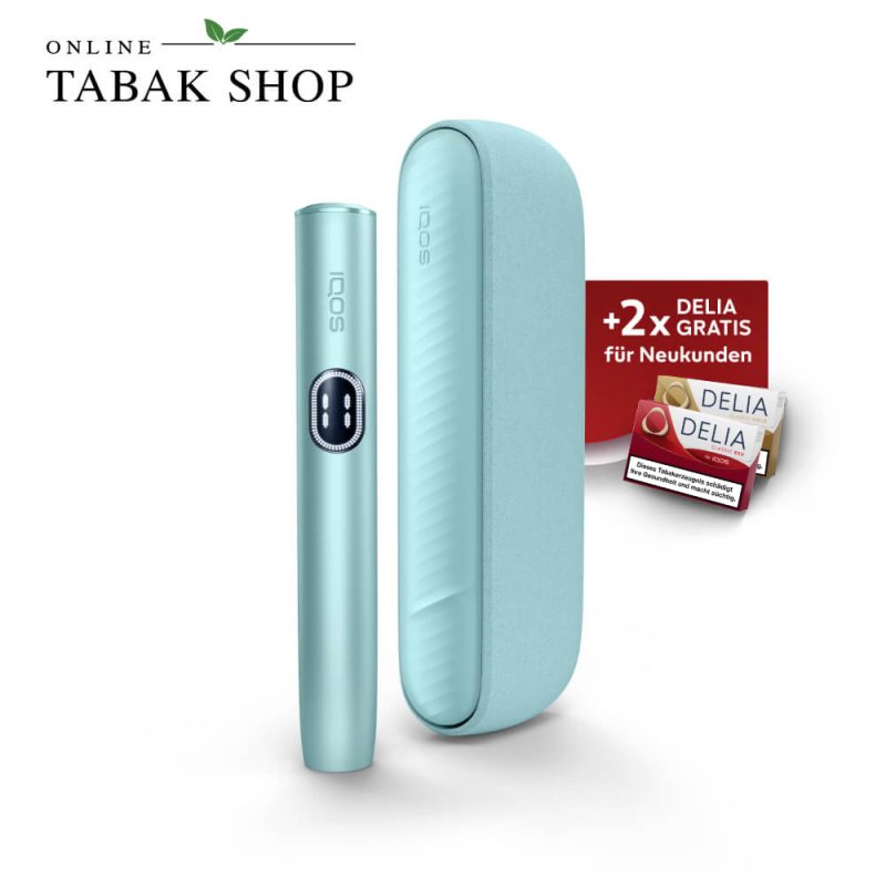 IQOS ILUMA i Breeze Blue + 40 DELIA Sticks nach Registrierung*