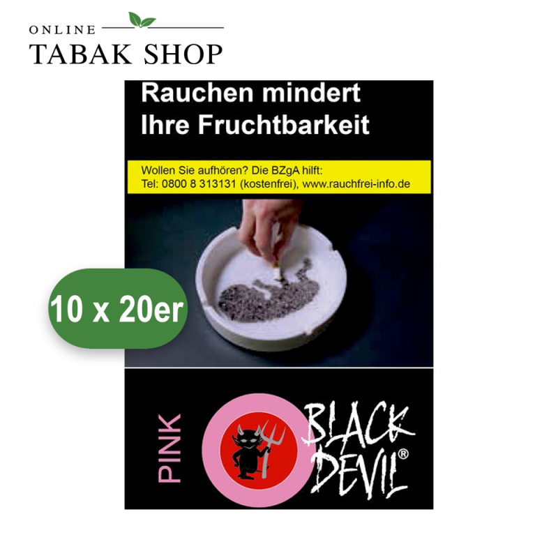Black Devil Pink Zigaretten OP (10 x 20er)