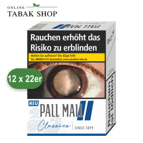 PALL MALL Classics Blue Zigaretten XXL (12x22 Stück)
