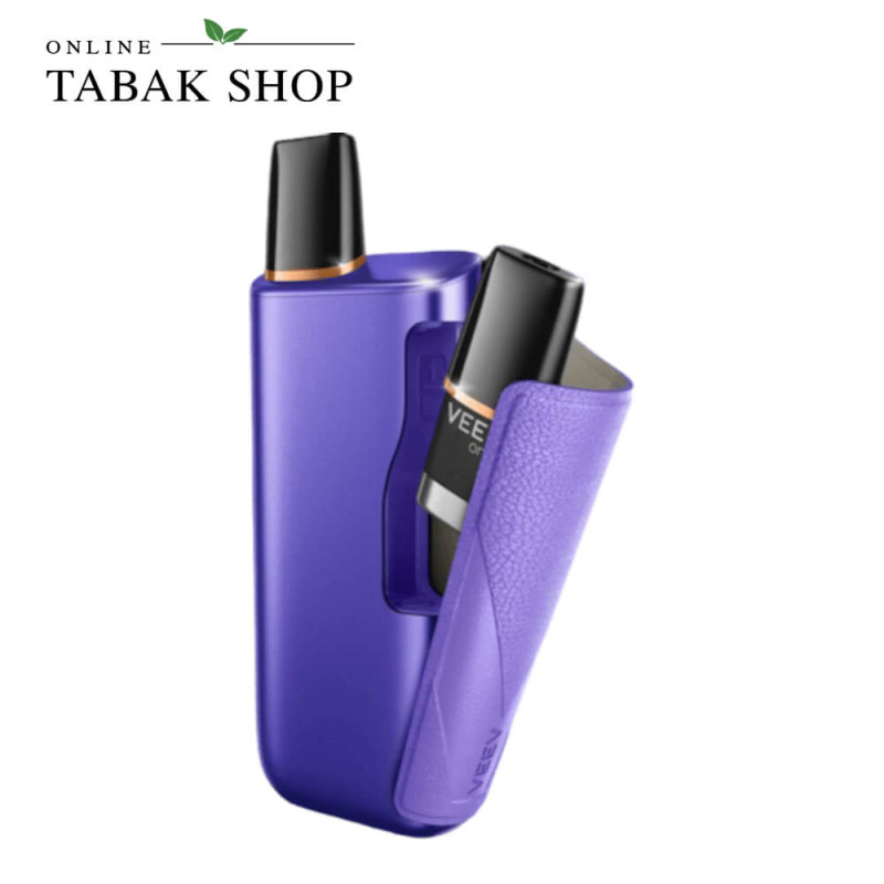 VEEV ONE PLUS Gerät Starlit Purple geöffnet entnahmebereit