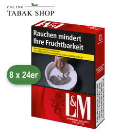 L&M Red Label Zigaretten XL (8x24 Stück)