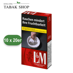 L&M Red Label Long Zigaretten OP (10x20 Stück)