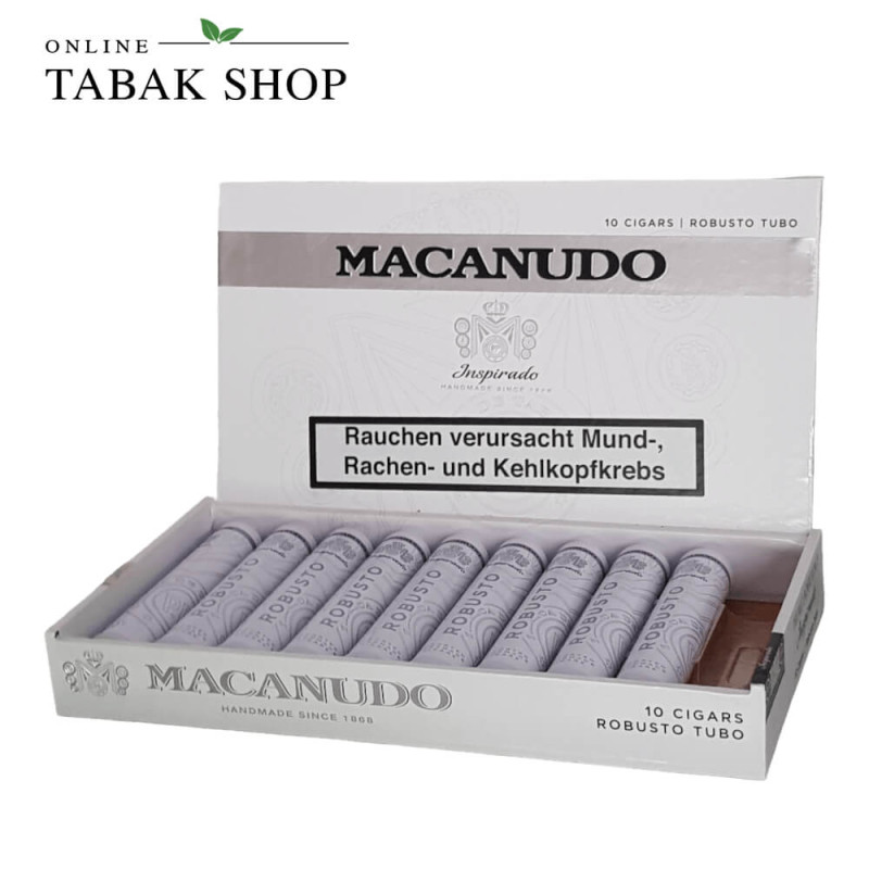 MACANUDO Inspirado White Robusto Tubo Box (10 Stück)