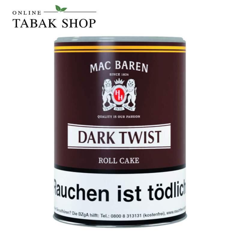 MAC BAREN Dark Twist Pfeifentabak Dose Gross 250g