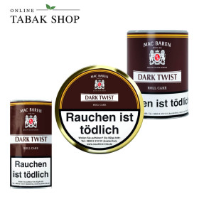 MAC BAREN Dark Twist Pfeifentabak (Grammatur wählen)