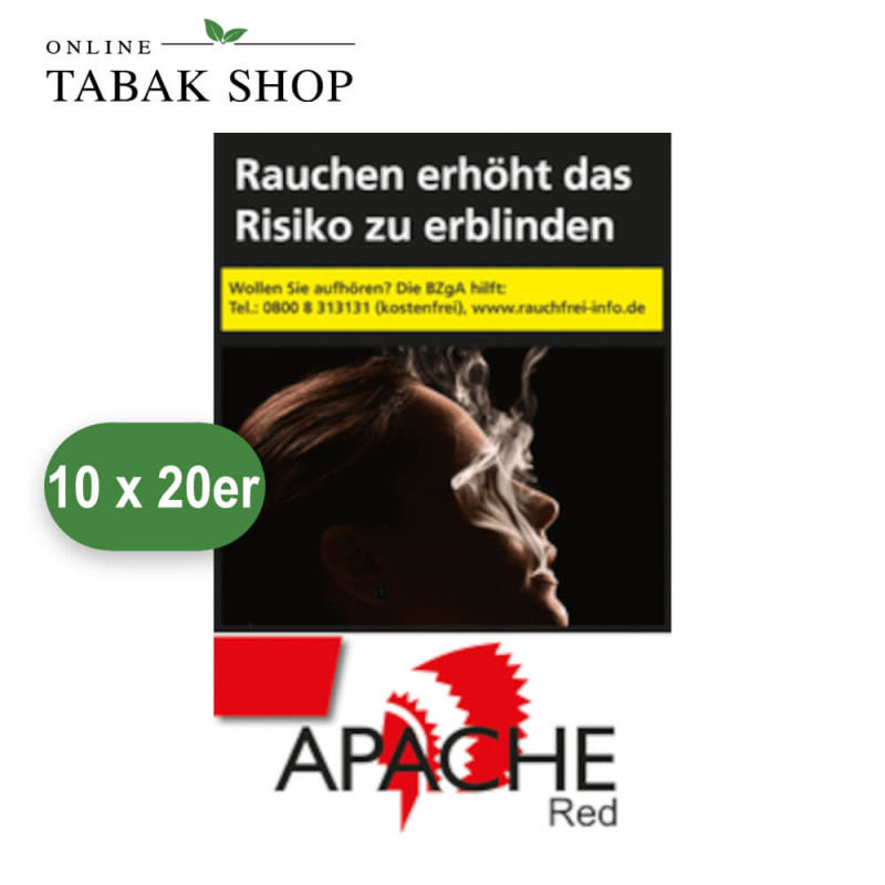 APACHE Red Zigaretten OP (10x20 Stück)