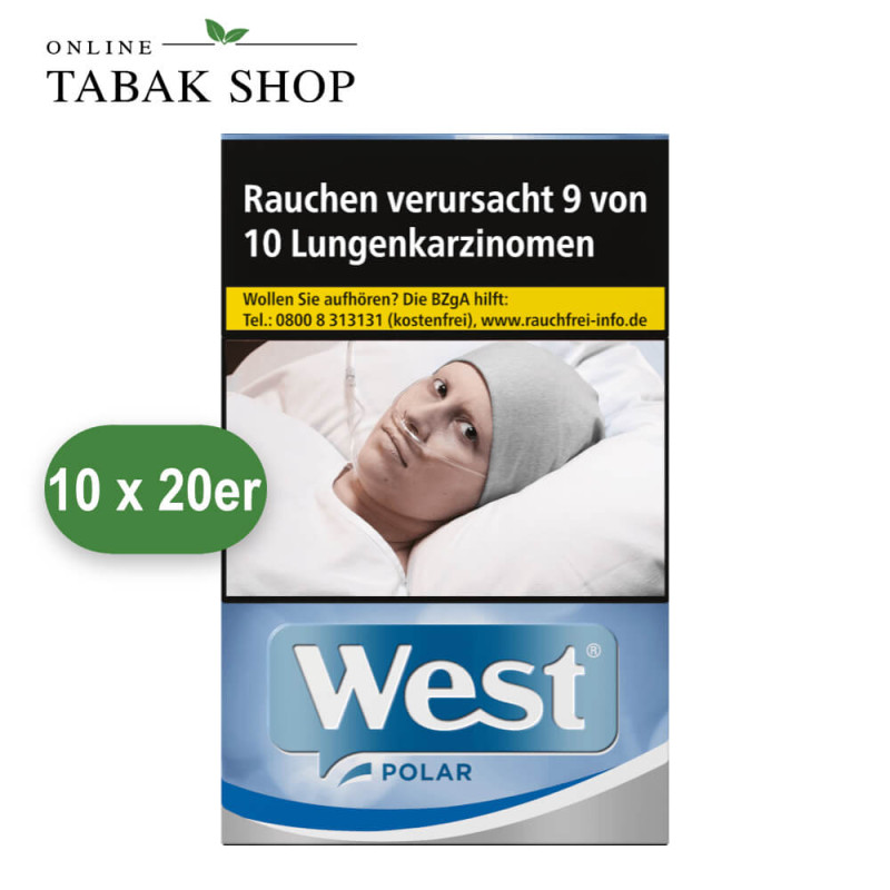 West Polar Zigaretten OP (10x20 Stück)