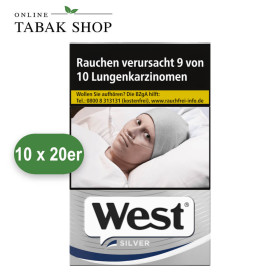 West Silver Zigaretten OP (10x20 Stück)