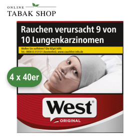 West Original Zigaretten 4XL (4x40 Stück)