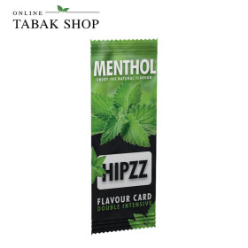 Hipzz MENTHOL Aroma Karte
