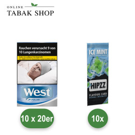 West Polar (10 x 20er) + 10 x Ice Mint Karten Hipzz
