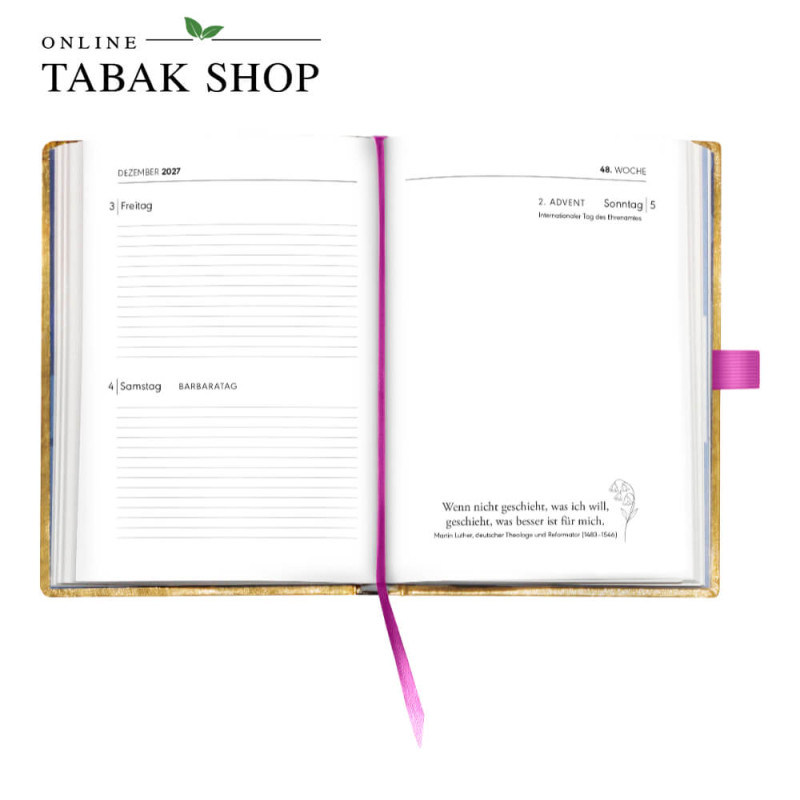 Brigitte Goldkalender (Buchkalender) Inhalt