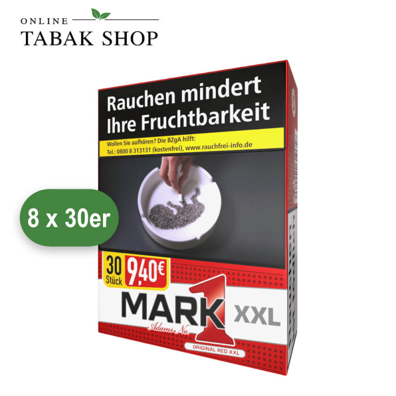MARK Adams No. 1 Red Zigaretten XXL (8x30 Stück)