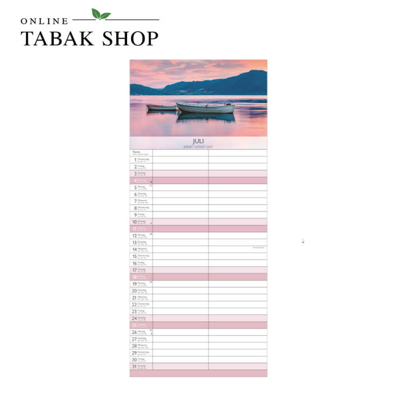 Glücksmomente für dich und mich (Wandkalender) Juli