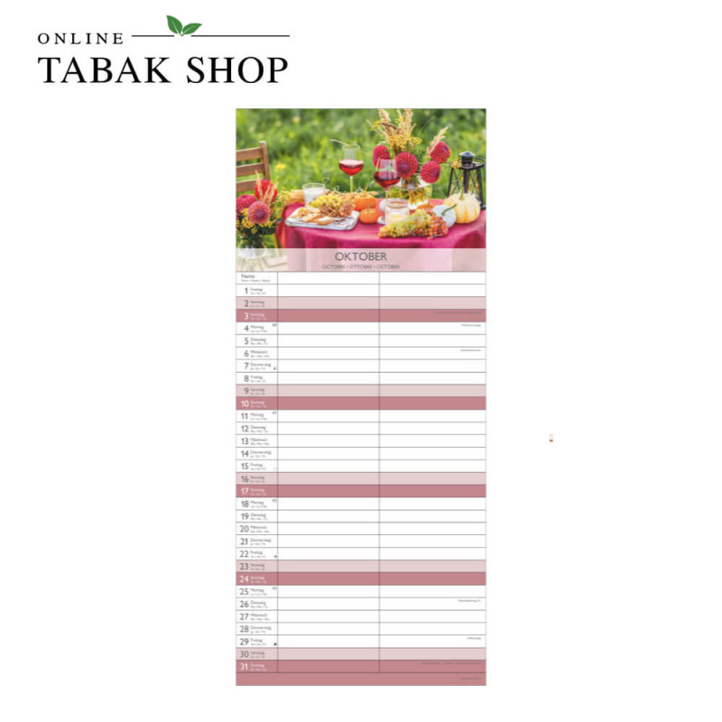 Glücksmomente für dich und mich (Wandkalender) Oktober