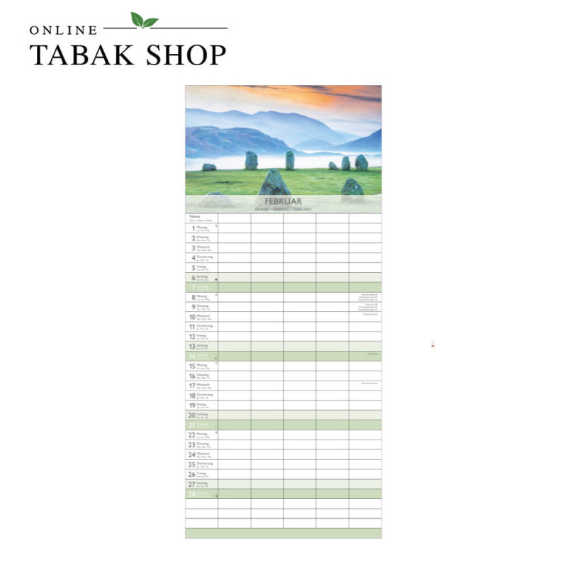 Traumziele für deine Seele (Wandkalender) Februar