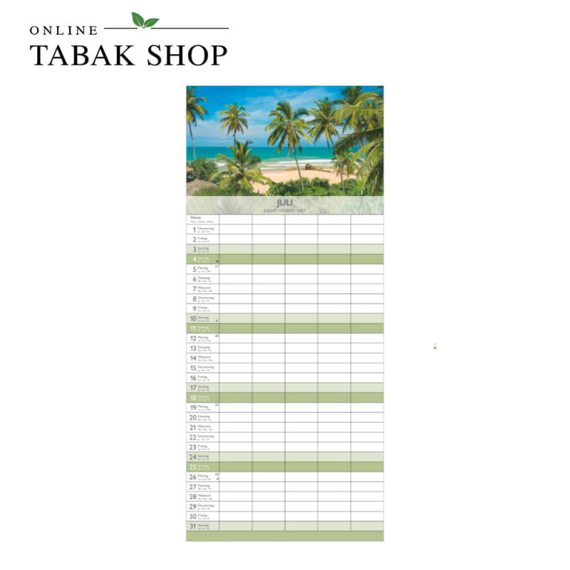 Traumziele für deine Seele (Wandkalender) Juli