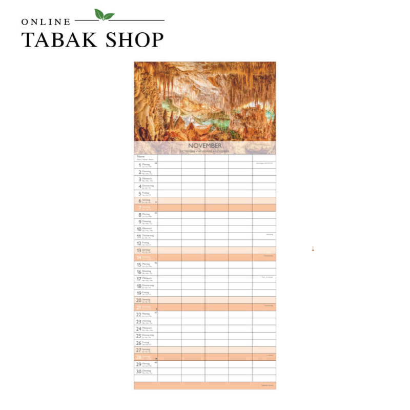Traumziele für deine Seele (Wandkalender) November