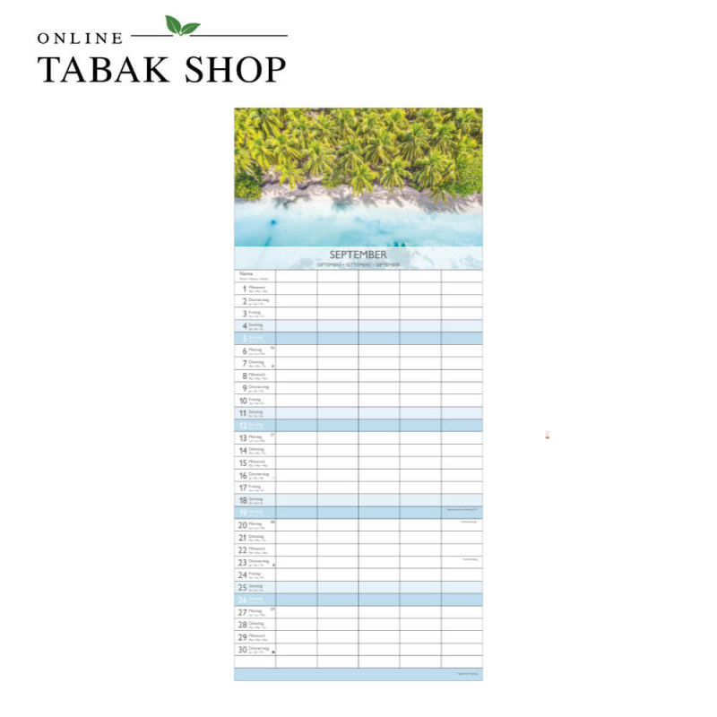 Traumziele für deine Seele (Wandkalender) September