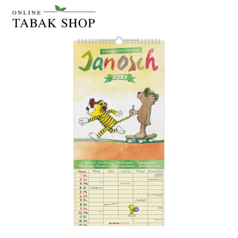 Janosch Familienplaner (Wandkalender)