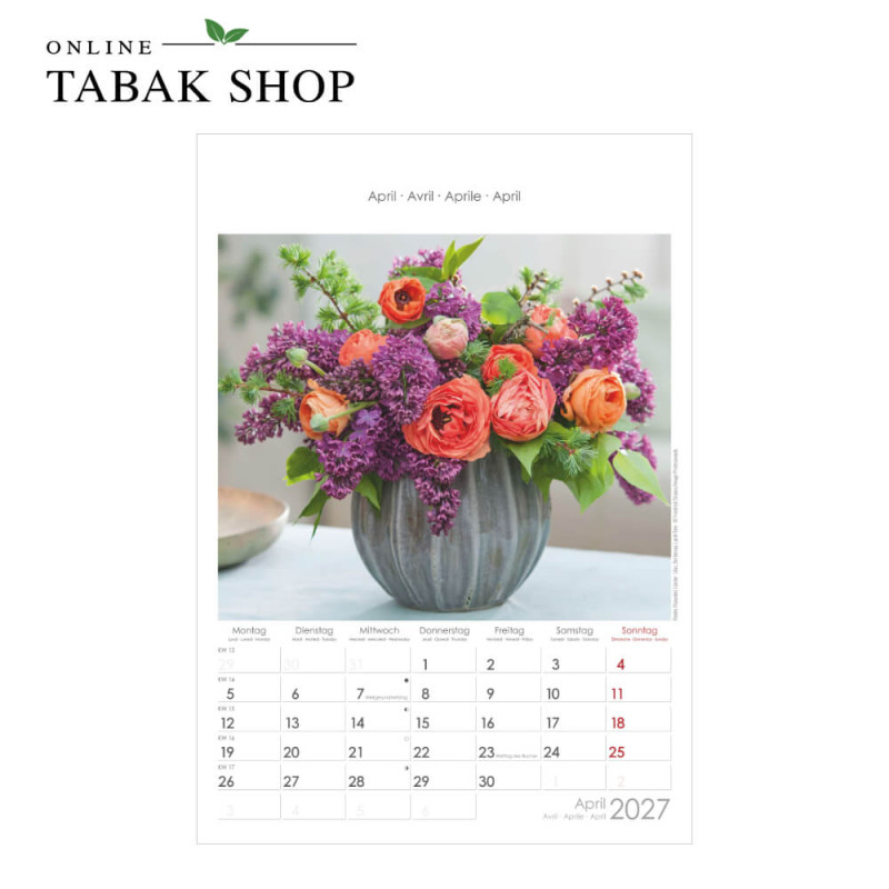 Blumen (Wandkalender) April