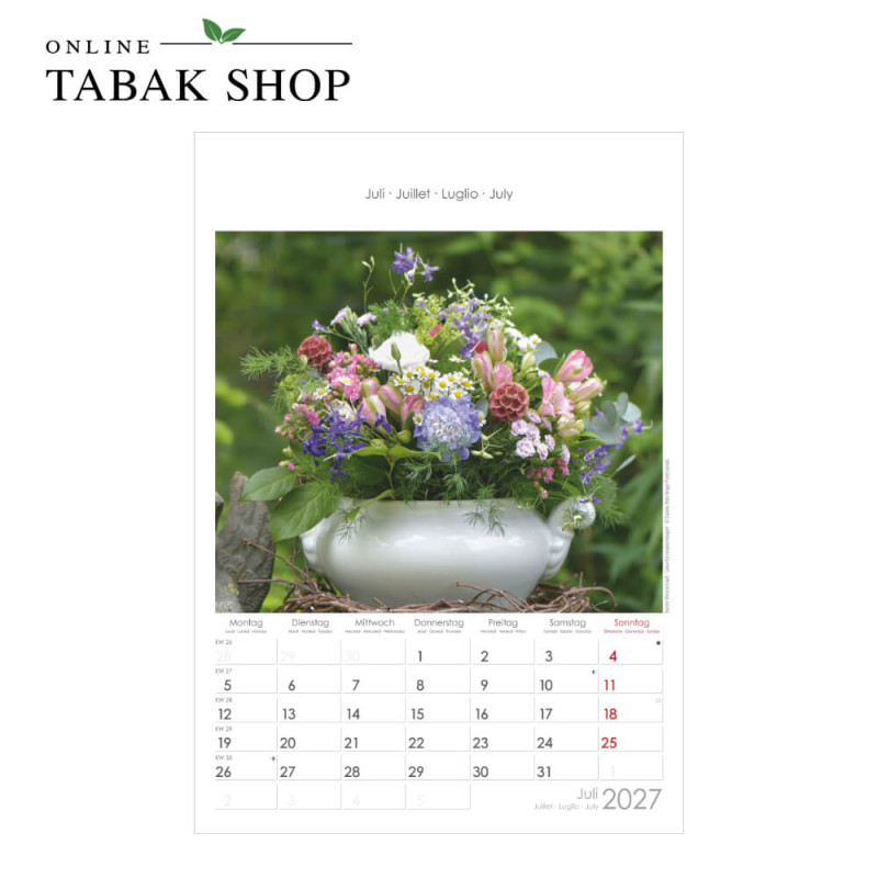 Blumen (Wandkalender) Juli