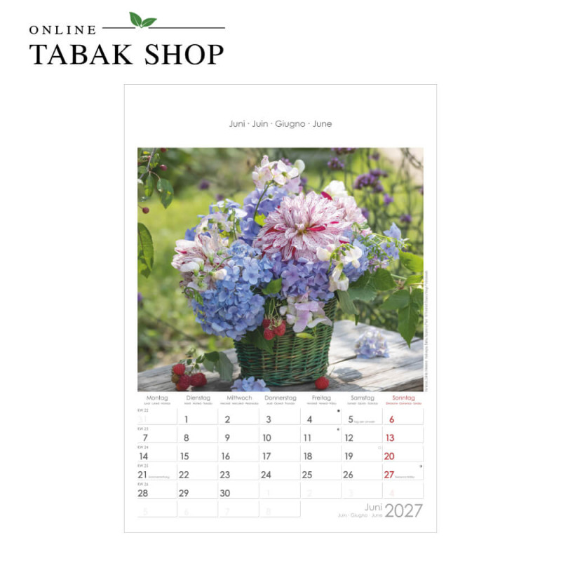 Blumen (Wandkalender) Juni